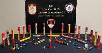 Sivas'ta taraftarların üzerinden çıkanlar pes dedirtti!